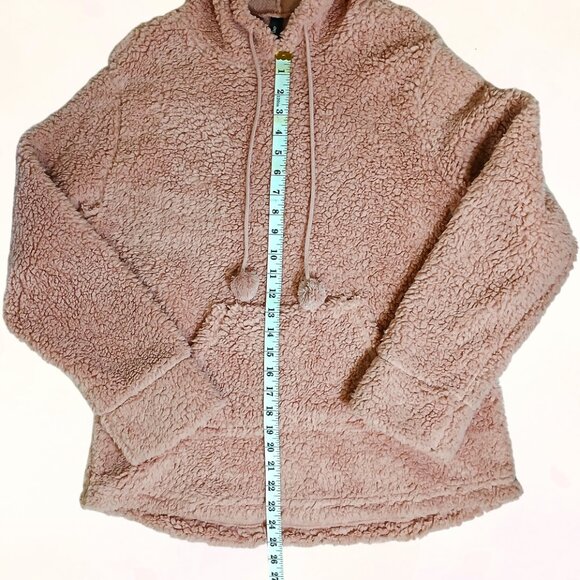Ambrielle KeepsakePink Sherpa Hoodie Pullover Pajamas Sleepwear/Sweatshirt Set M - Picture 9 of 15